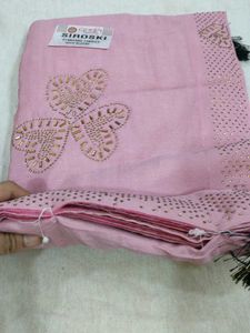 Elegant Pink Saree