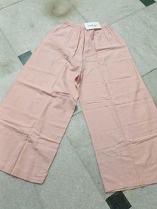 24 Size Peach Wide Leg Palazzo Pants