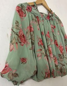 Off Shoulder  Ballon Sleeves Top