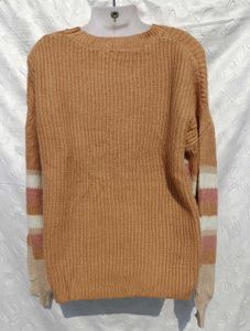 Stylish Striped Knit Sweater