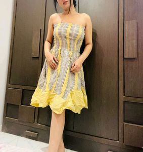 Beautiful Linen Barbie Style Dress