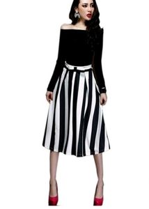 Black and white skirt