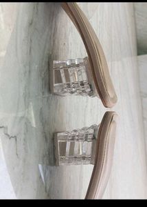 Chic Clear Heel Slides