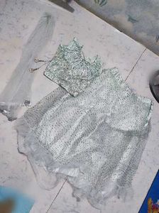 Light Sea Green Party Lehenga Choli Set