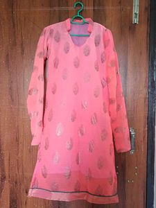 Pink Paisley Tunic Top