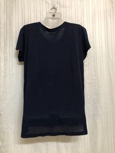 Blue Short Sleeve Top
