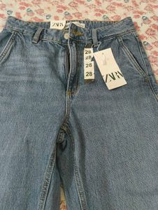 zara straight jeans