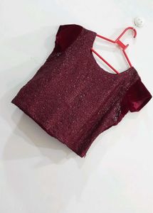Maroon Lehanga Blouse♥️