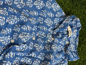Casual Blue Shirt For Women