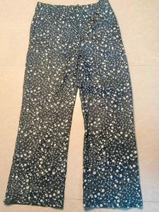 Floral Print High Waist Pant