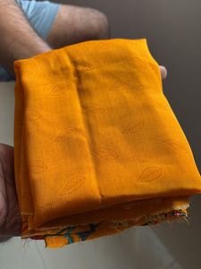 Yellow Orange Blouse Piece