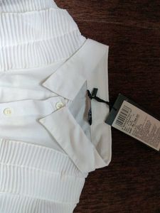 White Ruffled Blouse