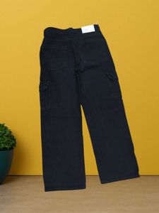 🥰M@06 Size-28 Wide Leg Cargo Pants