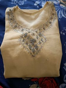 Cream Georgette