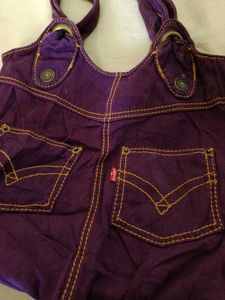Levi's Purple Tote Bag