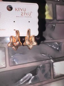 Star Hoop Earrings Small Anti Tarnish