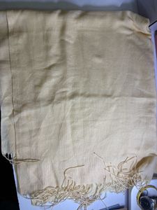 Yellow Scarf with Fringe