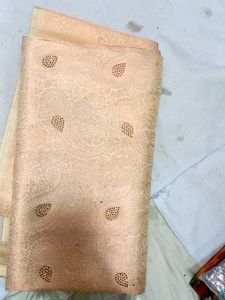 Soft Silk Saree With Diamond Work