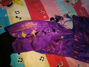 New Silk copper saree with stitched blouse  upto 4