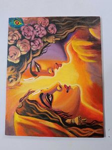 Radha Krishna Canvas Painting