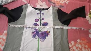 Floral Print Tunic Top