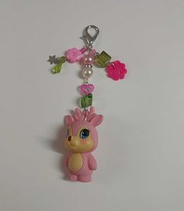 Kawaii Pink Deer Charm 🦌🌸🌿