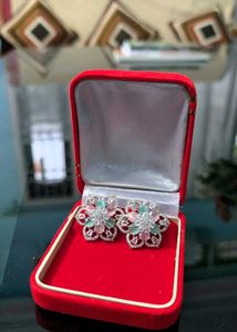 Pastel Rhinestone Earrings ✨🌸