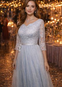 Elegant Lace & Tulle Party Dress free