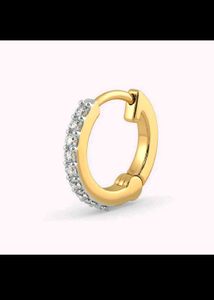 Gold Hoop .34 Gram Each ..