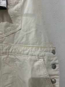 Cute White Overalls