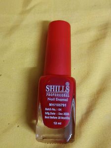 True Red Nail Paint By Shills Professional
