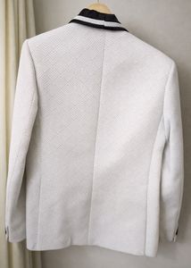 White Collar Blazer