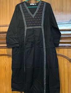 Elegant Black Kurta Set