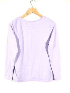 Lavender Full Sleeves Round Neck Top (Women&#39;s)