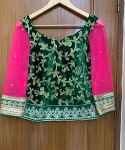 Handwork Lehenga Choli Dupatta Set