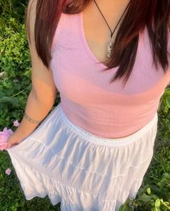 Pink Halter Neck Top