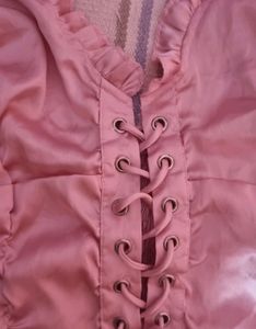 Pink Urbanic Satin Top