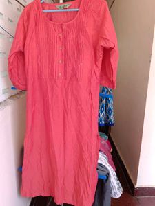 Coral Dotez Tunic