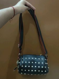 Stylish Black Crossbody Bag