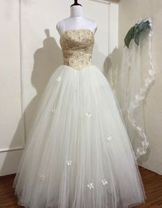 Gold &amp; Ivory Princess Gown
