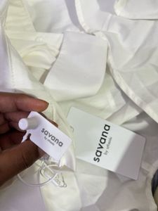 Placket Blouse Fitted Shirt Savana