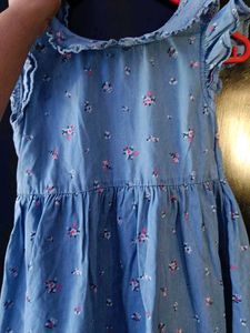 Floral Denim Dress