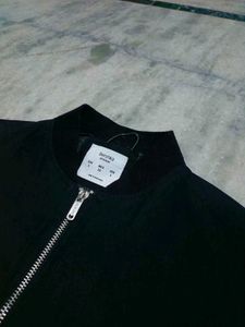 Bershka Black Bomber Jacket