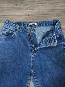 Vintage Wash Denim Jeans