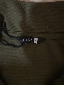 Olive Green 1/4 Zip Long Sleeve