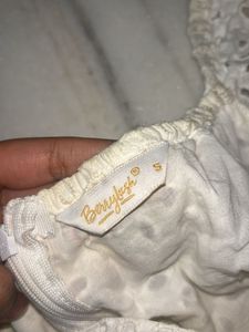 Berrylush White Corset Dress