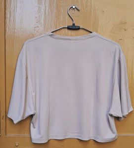 Beige Graphic Tshirt