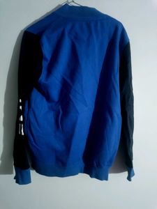 M&amp;M blue Varsity jacket