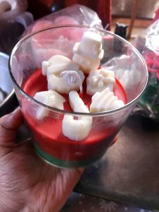 Festive Holiday Candle