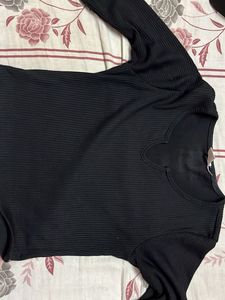 Black Crop Top